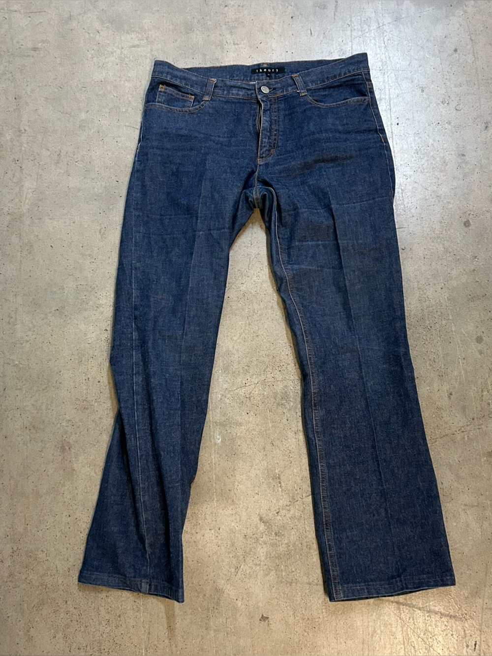 Dark Wash Straight Leg Jeans